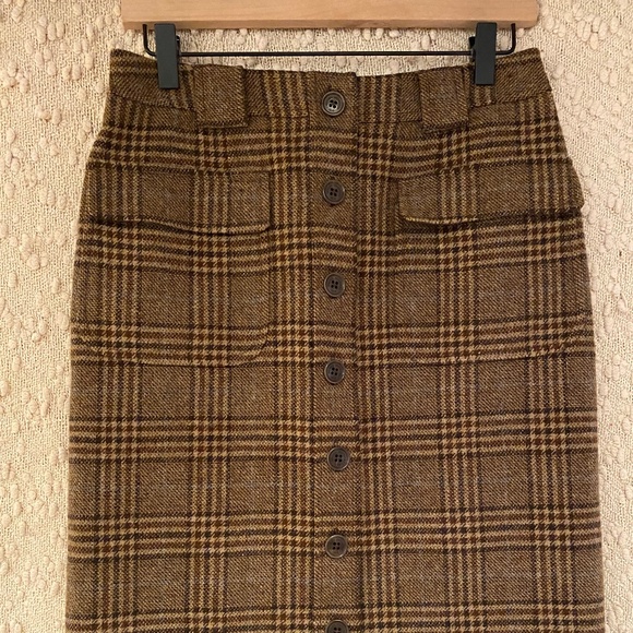 Brooks Brothers Tweed Wool Skirt - Picture 1 of 3
